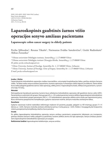 Laparoskopinės operacijos schema