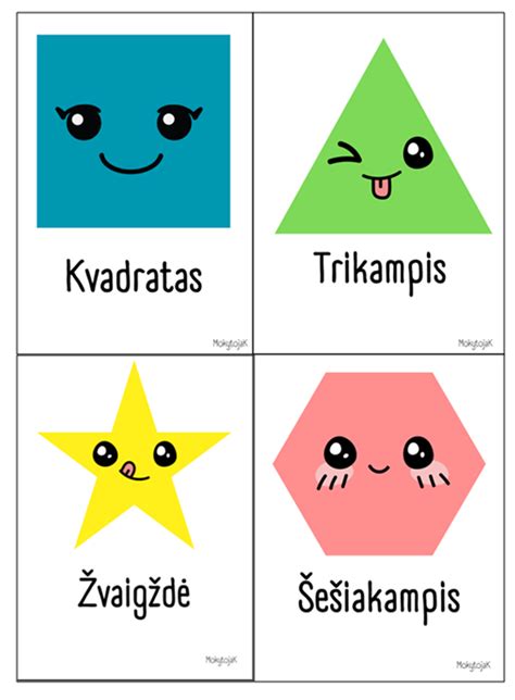 įvairios mozaikos figūros sudėliotos vaikų