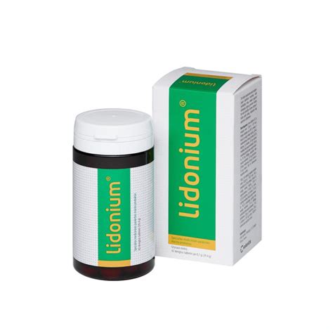 Lidonium tabletės ir pakuotė