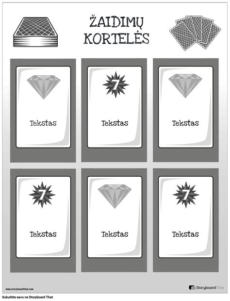 Vaizdas su kortų žaidimo 