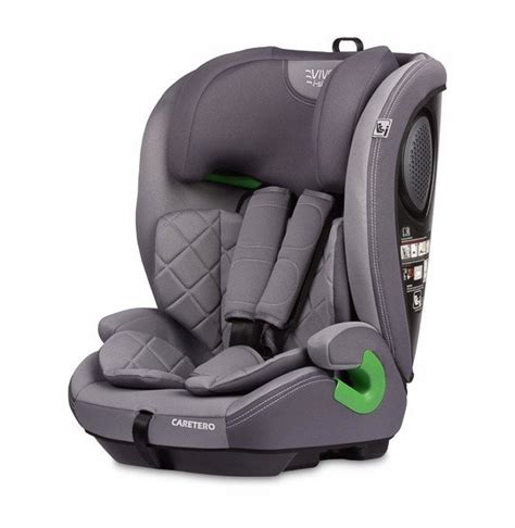 Caretero Vivo automobilinės kėdutės išmatavimai