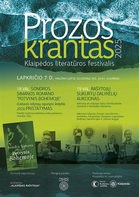 literatūros festivalio dalyviai