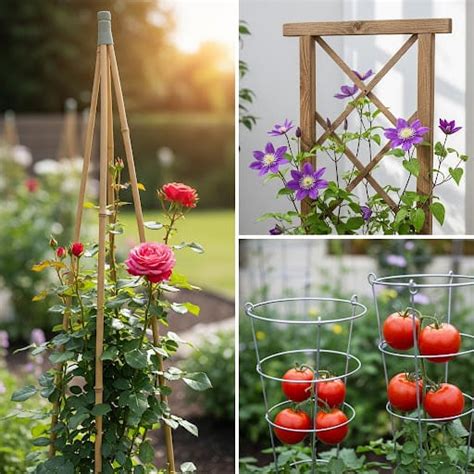 Vertikalios atramos darže