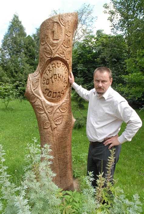 Sigutis Obelevičius Traupio botanikos sode