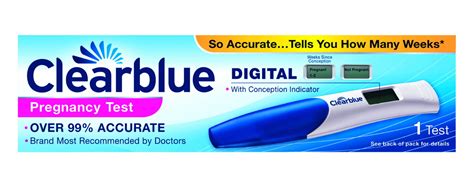 Clearblue nėštumo testo rezultatai