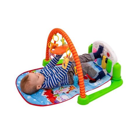 vaikiškas lavinamasis kilimėlis su žaislais