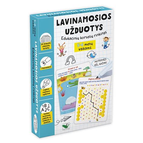 5 metų vaikų lavinamosios užduotys