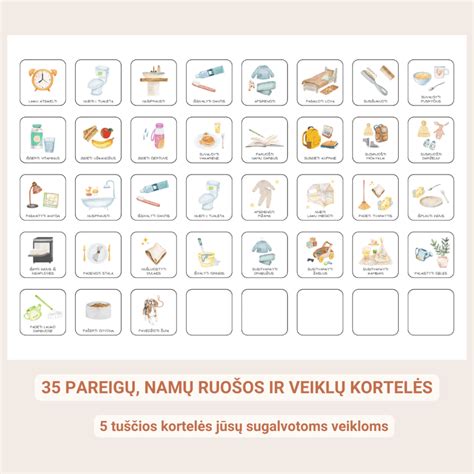 Vaiko dienotvarkės eskizas