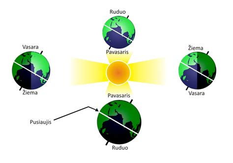Metų laikų iliustracijos