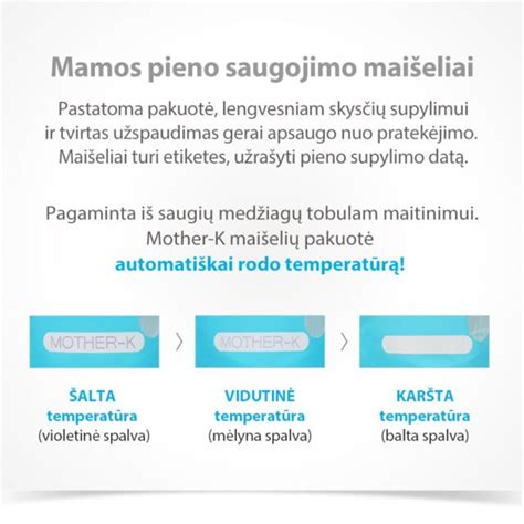 mamos pieno laikymo lentelė