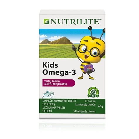 Vaikams skirti Omega-3 papildai
