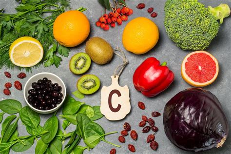 Vitamino C turtingi vaisiai ir daržovės