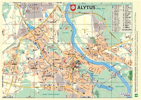 Alytaus miesto planas
