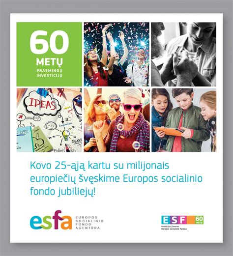 Logotipai: ESFA, Europos socialinis fondas