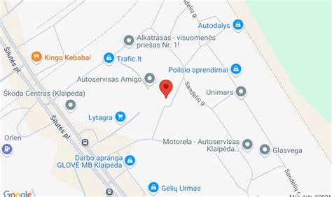 Klaipėdos lopšelių-darželių žemėlapis