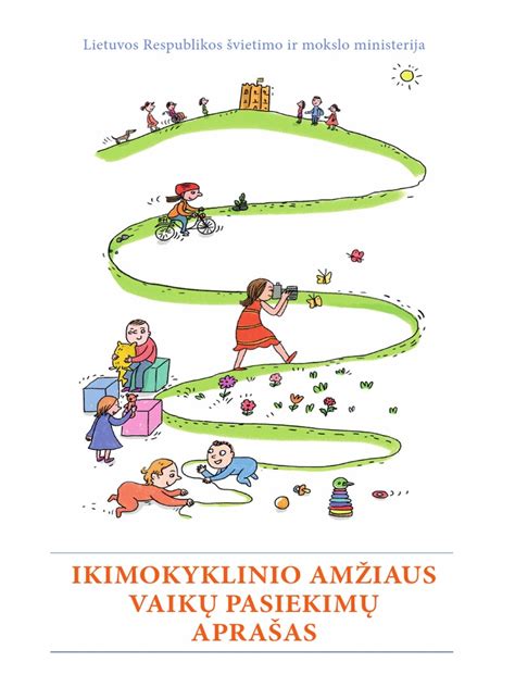 Schema, kaip vertinami ikimokyklinio amžiaus vaikų pasiekimai