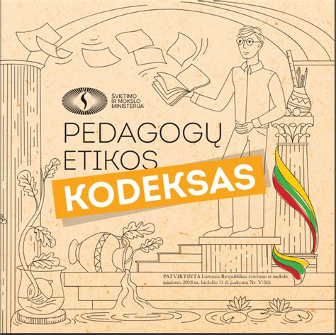 Simbolis, vaizduojantis pedagogų etikos svarbą