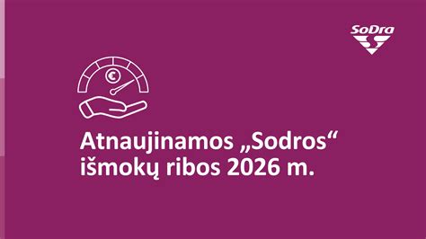 Sodros išmokų apskaičiavimas