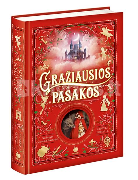Knygos viršelis su pasakų personažais