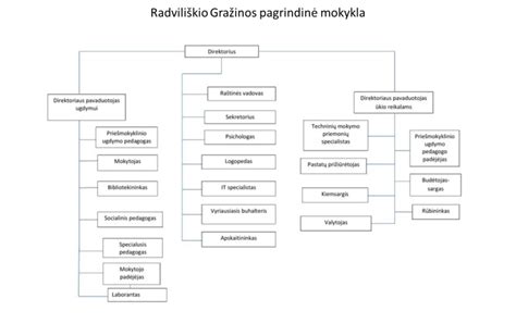 Struktūrinė schema informacinės sistemos valdymo
