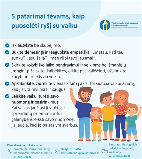 Vaiko teisių apsaugos schematinis pavaizdavimas