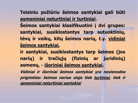 šeimos santykiai