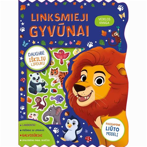 vaikiškos knygos su lipdukais
