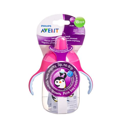 Kampu pakreiptas snapelis Philips AVENT gertuvėje