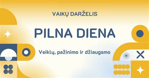 Schema rodanti darželio lankymo grafiką (pilna diena, pusė dienos)