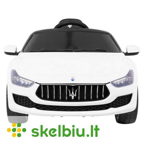 Vaikiškas automobilis Maserati Ghibli - vairavimo džiaugsmas