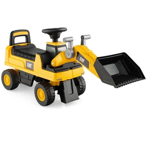 Vaikiškas ekskavatorius JCB - linksmybės statybų aikštelėje