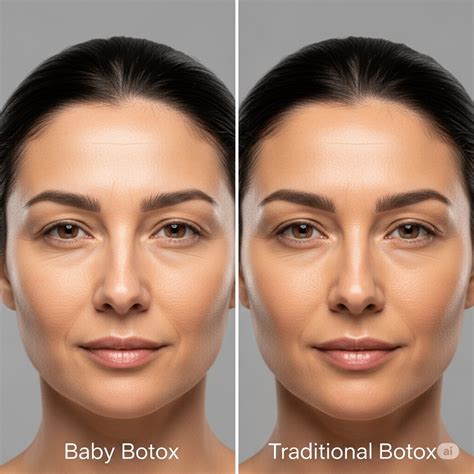 Palyginamoji lentelė: Baby Botox vs Klasikinis botoksas