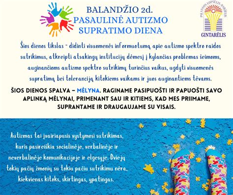 Simboliniai skėčiai, sukurti Pasaulinės autizmo supratimo dienos proga