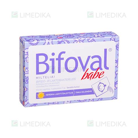 Infografika: Kaip vartoti Bifoval Babe kartu su antibiotikais