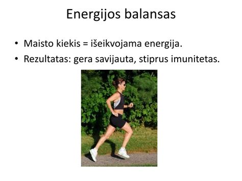 Energijos balansas ir savijauta