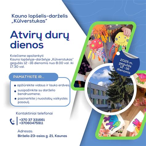 Atvirų durų diena darželyje