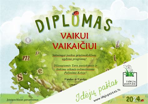 Pateikties pavyzdys vaikams