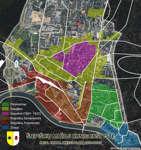 Šnipiškių mikrorajono žemėlapis