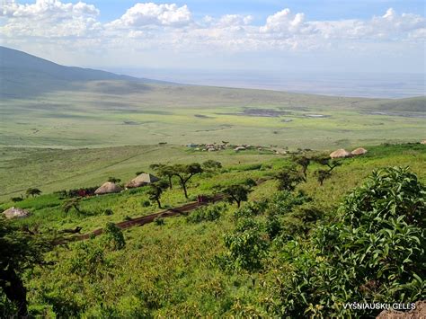Ngorongoro kraterio vaizdas