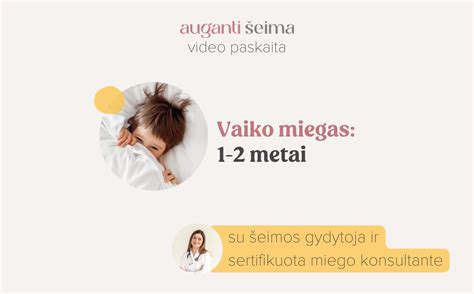 Schema, kaip miegas veikia vaiko augimą ir vystymąsi