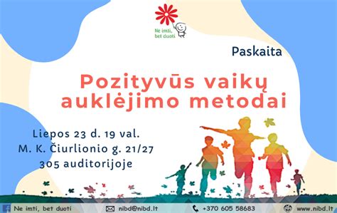 vaikų auklėjimo metodai