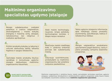 Schema vaikų maitinimo organizavimo proceso