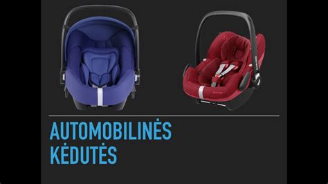 Logotipai populiarių vaikiškų automobilinių kėdučių gamintojų