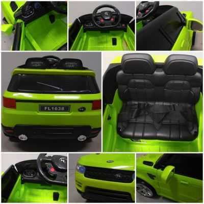 Vaikiškas elektromobilis su guminiais ratais