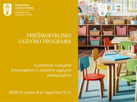 Schema su 6 priešmokyklinio ugdymo sritimis ir 8 kompetencijomis
