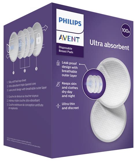AVENT vienkartiniai krūtų įklotai