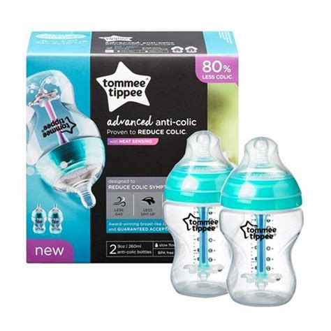 schema of Tommee Tippee anti-colic bottle