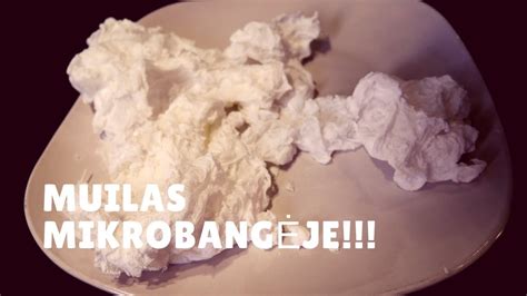 Muilo putų eksperimentas mikrobangų krosnelėje