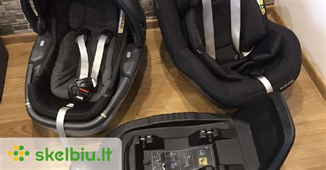 Maxi-Cosi automobilinės kėdutės su Isofix pagrindu