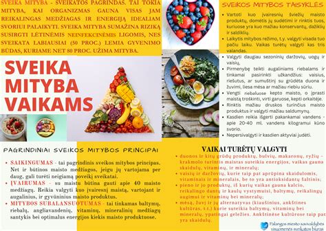 vaikų mityba darželyje